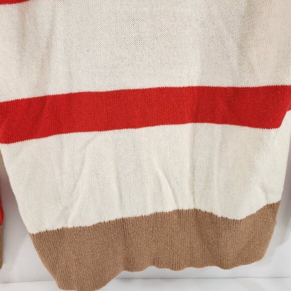 Tommy Hilfiger Womens Wide Stripe Relaxed Fit Cardigan Sweater XL - Picture 7 of 11